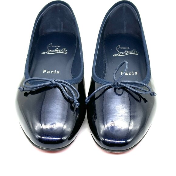 Christian Louboutin SWEETIE JANE FLAT Patent Leather Ballerina Flats Shoes - Picture 8 of 16